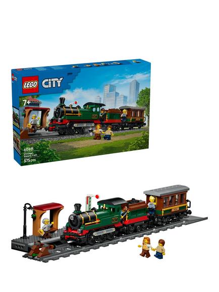 LEGO City 60511 Vintage Steam Train Building Toy, Multi