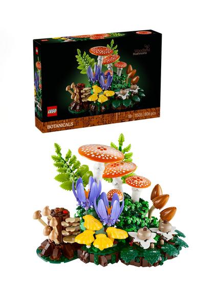 LEGO Botanicals 11505 Woodland Mushrooms Building Toy, Multi