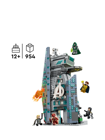 LEGO Marvel 76352 Avengers: Doomsday New Avengers Tower - view 2, Multi
