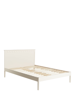 John Lewis ANYDAY OUTLET Hem Bed Frame, Double, Like New, Greige, Natural