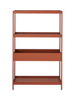 John Lewis OUTLET Laguna High Shelving Unit, Like New, Sienna, Sienna