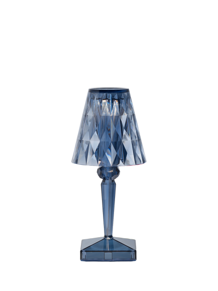 Kartell Battery Portable Rechargeable Table Lamp, Sky Blue, Sky Blue