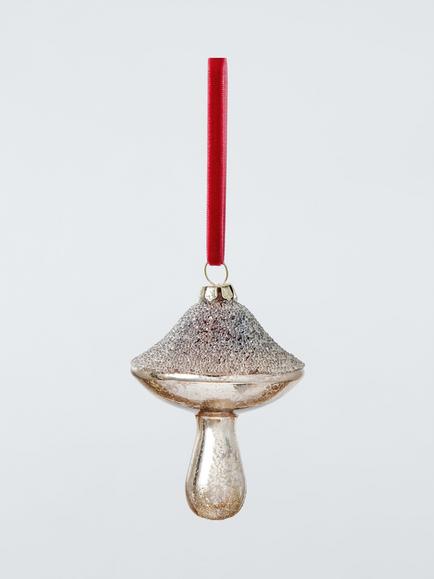 John Lewis The Curator Mushroom Bauble, Copper, Copper