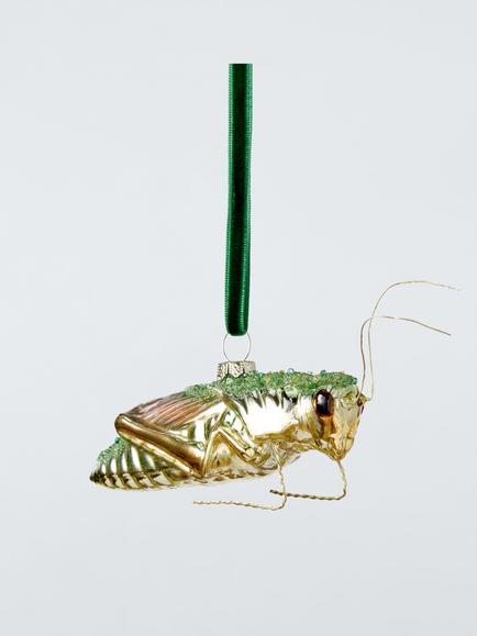 John Lewis The Curator Grasshopper Bauble, Green, Green