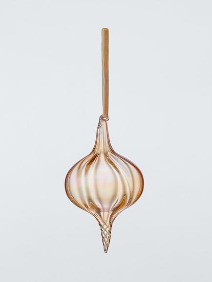 John Lewis The Connoisseur Decorated Onion Bauble, Iridescent, Iridescent