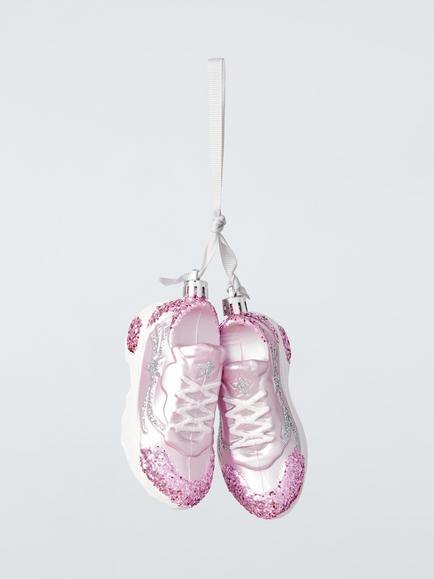 John Lewis The Enthusiast Glitter Trainers Bauble, Pink, Pink