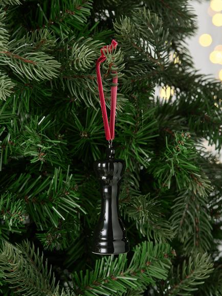 John Lewis The Curator Chess Queen Bauble, Black - view 2, Black