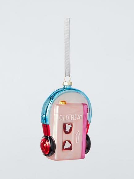 John Lewis The Enthusiast Retro Stereo Bauble, Multi, Multi