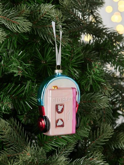 John Lewis The Enthusiast Retro Stereo Bauble, Multi - view 2, Multi