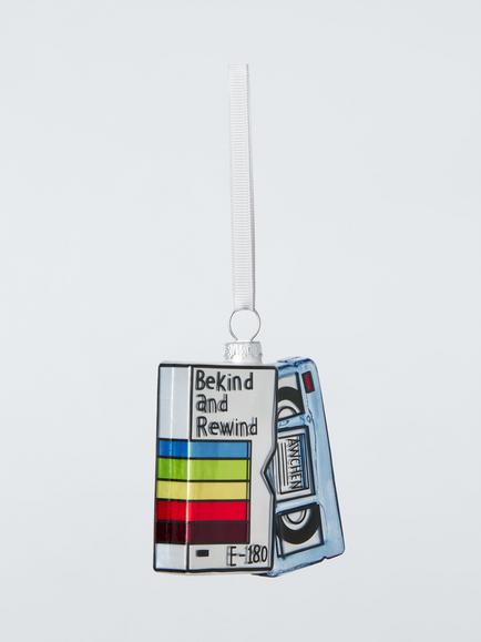 John Lewis The Enthusiast Cassette Bauble, Multi, Multi