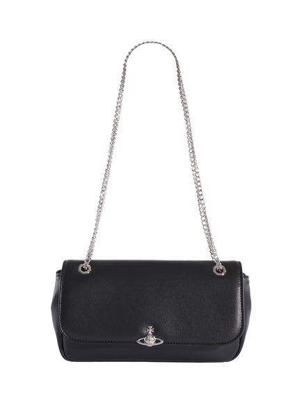 Vivienne Westwood Chain Crossbody, Black, Aw26-black