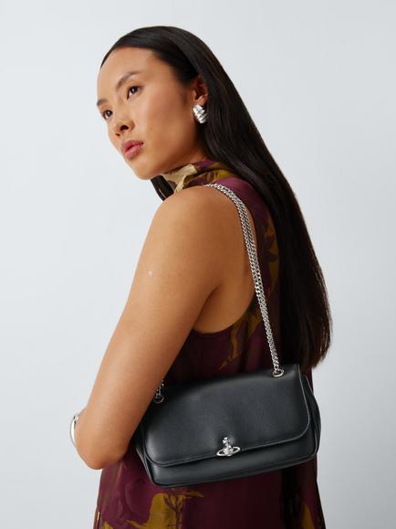 Vivienne Westwood Chain Crossbody, Black - view 2, Aw26-black