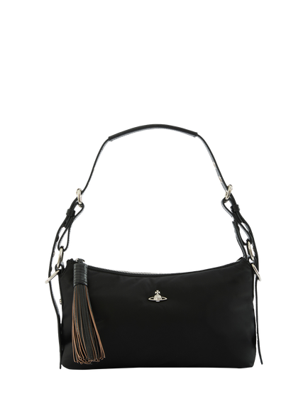Vivienne Westwood Emma Leather Shoulder Bag, Black, Aw26-black
