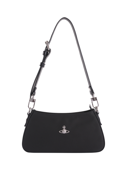 Vivienne Westwood Nylon Tasha Shoulder Phone Bag, Black, Aw26-black