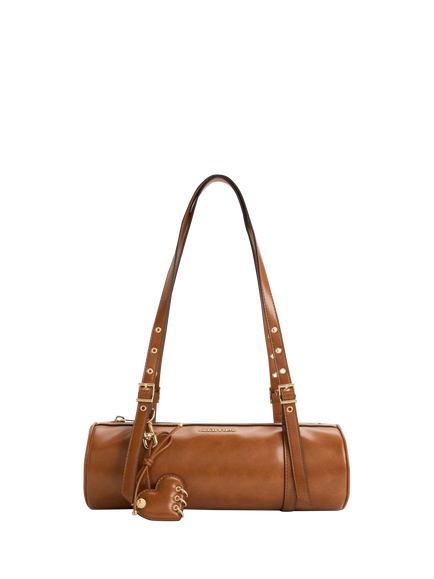 CHARLES & KEITH Rey Shoulder Bag, Distressed Tan, Distressed Tan