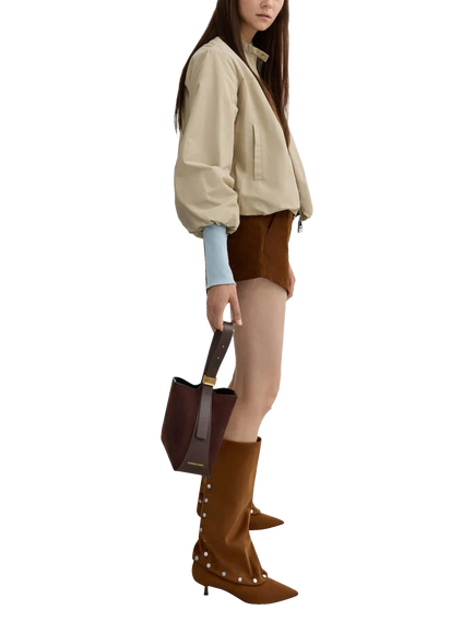 CHARLES & KEITH Edna Tote Bag, Espresso Brown - view 2, Espresso Brown