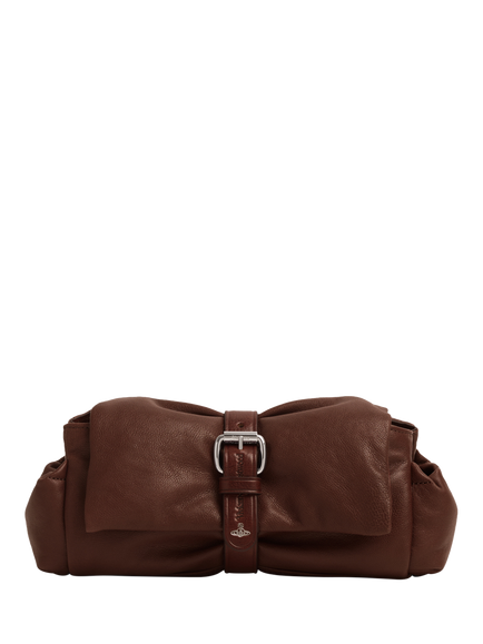 Vivienne Westwood Hazel Treasure Handbag, Chestnut, Brown