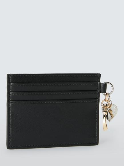 Vivienne Westwood Charm Card Holder, Black - view 2, Aw26-black