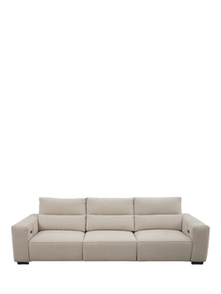 John Lewis OUTLET Slider Large 3 Seater Sofa, Like New, Natural Chenille, Cape Town Ecru