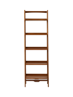 West Elm OUTLET Mid-Century Narrow Wood Bookcase, Like New, Acorn, Acorn