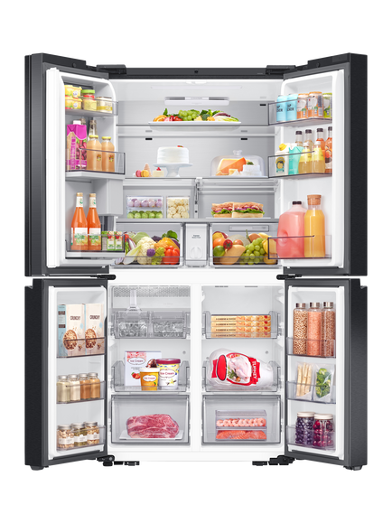 Samsung OUTLET Series 7 RS70F68QBTEU 65/35 Smart American Fridge Freezer with SpaceMax™, Like New, Black - view 2, Black