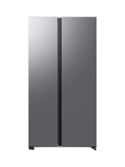 Samsung OUTLET Series 7 RS70F68QBTEU 65/35 Smart American Fridge Freezer with SpaceMax™, Like New, Silver, Silver