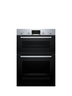 Bosch OUTLET Series 4 MBA533BS3B Built In Double Electric Oven, Like New, Stainless Steel, Stainless Steel