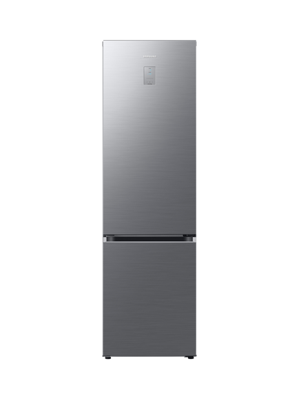 Samsung OUTLET Bespoke RL38C776ASR/EU Freestanding 70/30 Smart Fridge Freezer with SpaceMax™, Like New, Real Steel, Real Steel