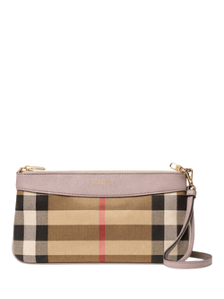 Pre-loved Burberry Peyton House Check Bag, Neutral/Multi, Neutral/Multi