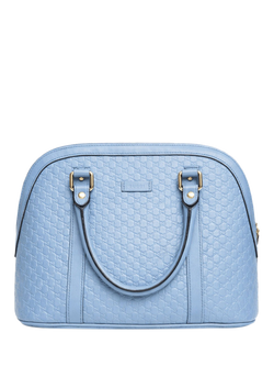 Pre-loved GUCCI Micro Guccissima 2-Way Bag, Blue, Blue