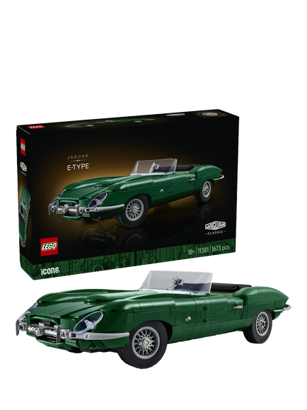 LEGO Icons 11381 Jaguar E-Type Building Toy, Multi