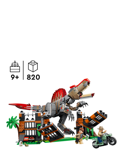 LEGO Jurassic World 77982 Spinosaurus Dinosaur Escape Building Toy - view 2, Multi