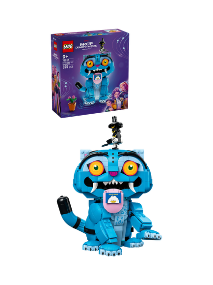LEGO KPop Demon Hunters 72537 Derpy Tiger & Sussie Bird Building Toy, Multi