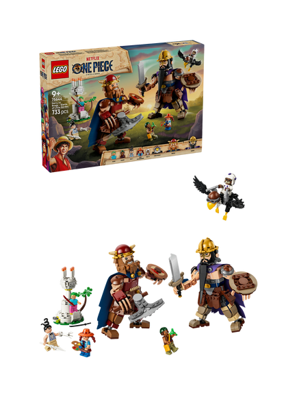 LEGO One Piece 75644 Dorry vs. Brogy: Giants of Little Garden Building Toy, Multi