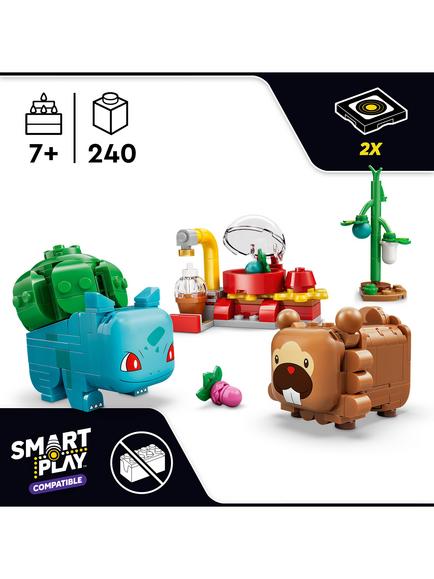 LEGO Pokémon 72155 SMART Play Berry Bash with Bulbasaur & Bidoof Building Toy - view 2, Multi