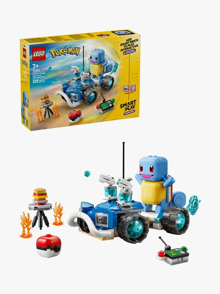 LEGO Pokémon 72156 Trainer’s Buggy Adventure with Squirtle Building Toy, Multi