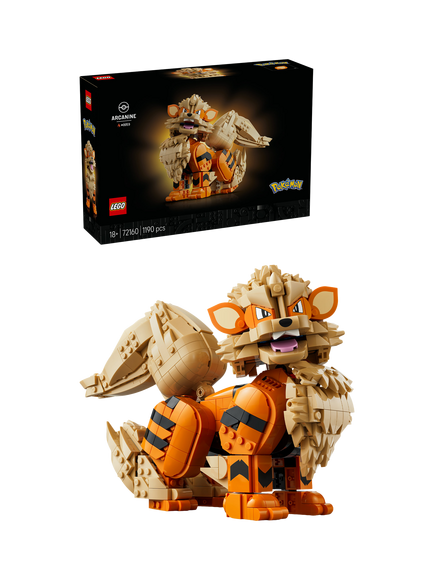 LEGO Pokémon 72160 Arcanine Building Set, Multi