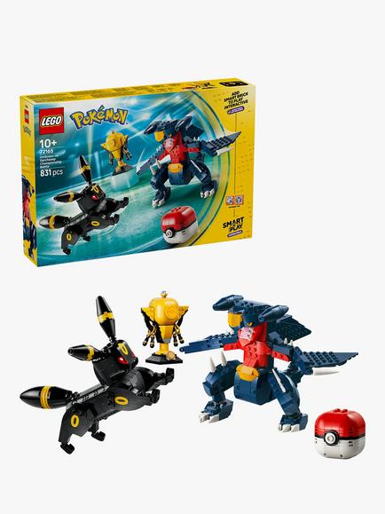 LEGO Pokémon 72165 SMART Play: Umbreon vs. Garchomp Championship Battle, Multi