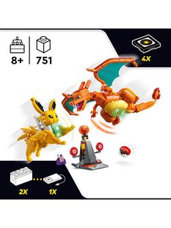 LEGO Pokémon 72167 Charizard vs. Jolteon Ultimate Battle All-In-One Set - view 2, Multi