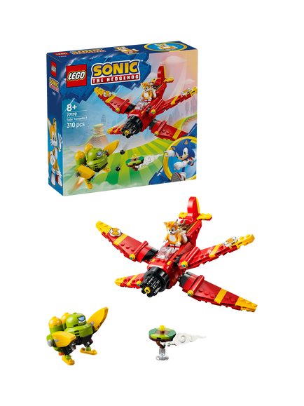 LEGO Sonic the Hedgehog 77119 Tails’ Tornado-1 Play Toy, Multi