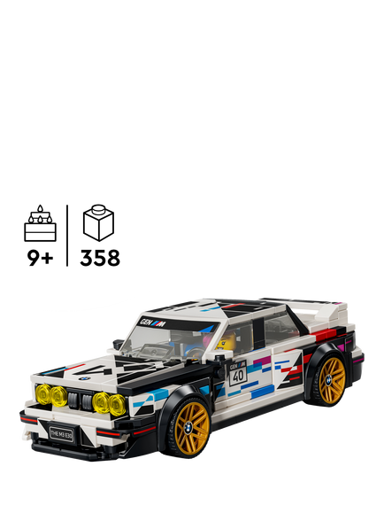 LEGO Speed Champions 77263 BMW M3 (E30) Building Toy - view 2, Multi