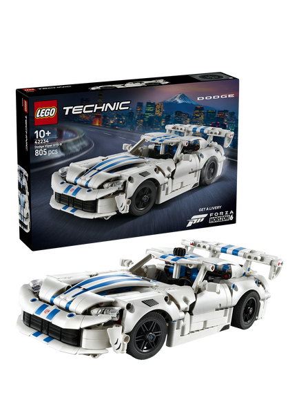 LEGO Technic 42234 Dodge Viper GTS-R Sports Car, Multi