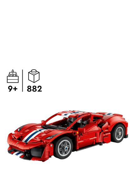 LEGO Technic 42235 Ferrari 488 PISTA Car Model Kit - view 2, Multi