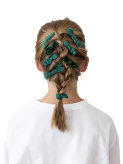Mimi & Lula Kids' Assorted School Hair Accessories, Pack of 12 - view 2, Green