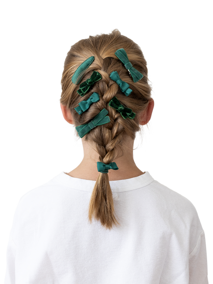 Mimi & Lula Kids' Assorted School Hair Accessories, Pack of 12 - view 2, Green