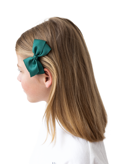 Mimi & Lula Kids' Classic Bow Clips, Pack of 3 - view 2, Green