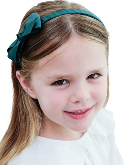 Mimi & Lula Kids' Grosgrain Ribbon Headband - view 2, Green