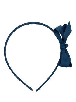Mimi & Lula Kids' Grosgrain Ribbon Headband, Navy