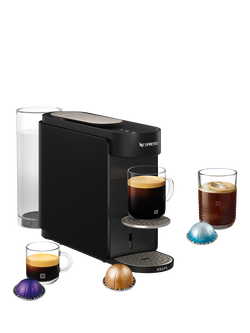 Nespresso Vertuo Up Pod Coffee Machine by Krups, Black, Black
