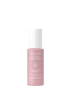 Tan-Luxe Sci-Tech Sunscreen Photoadaptive Hydra-Gel Face Sun Cream SPF 30, 50ml, Clear